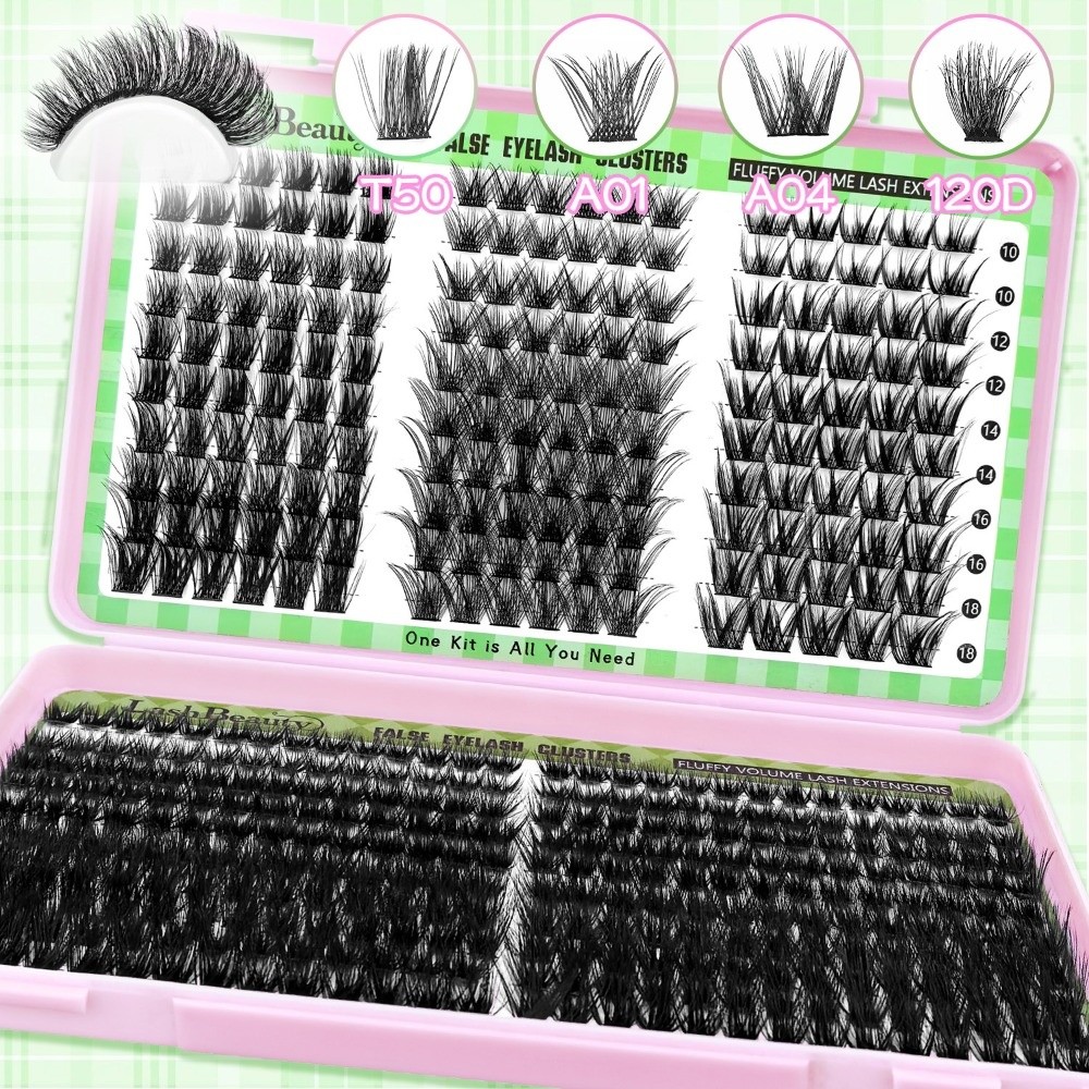 Eyelash Extension Wispy Look - Natuurlijke look valse wimpers, luchtige stijl,