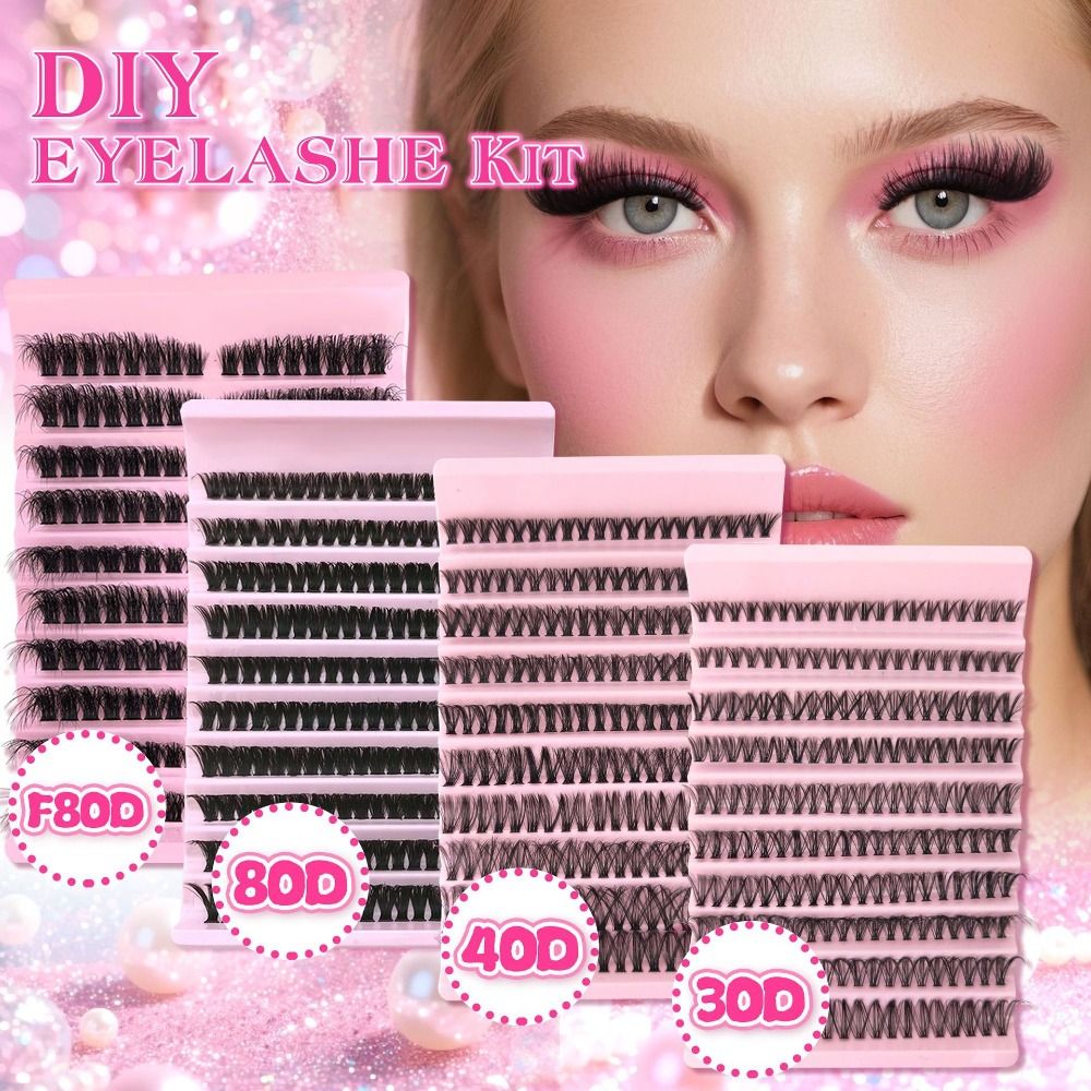 Eyelash Extension Wispy Look - Natuurlijke look valse wimpers, luchtige stijl,