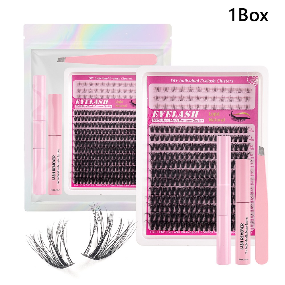 Eyelash Extension Wispy Look - 8-18mm Lange Kunstwimpers Natuurlijke Look Pluizige