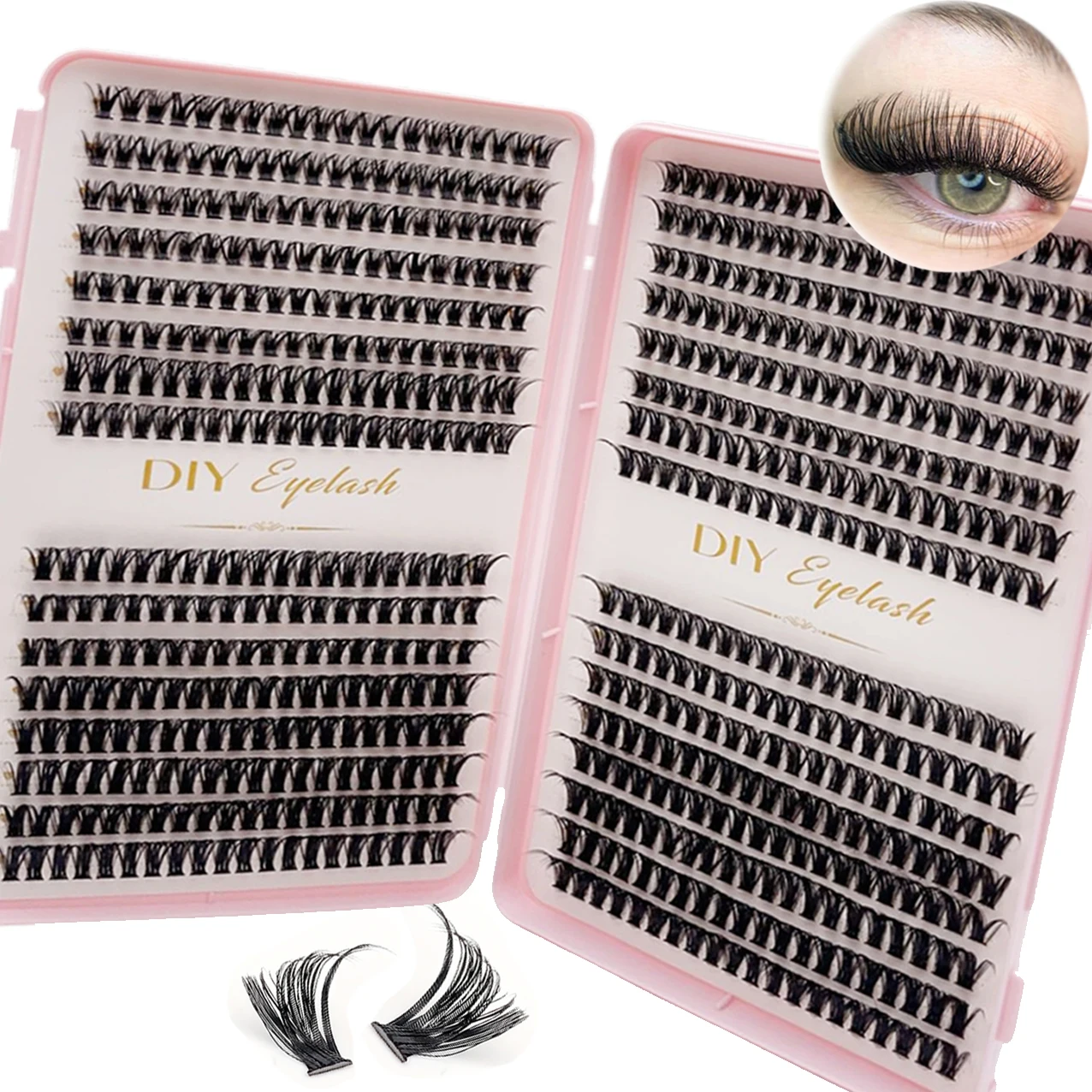 640 stks DIY Persoonlijke Wimp - Eyelash Extension Wispy Look recensie en prijs