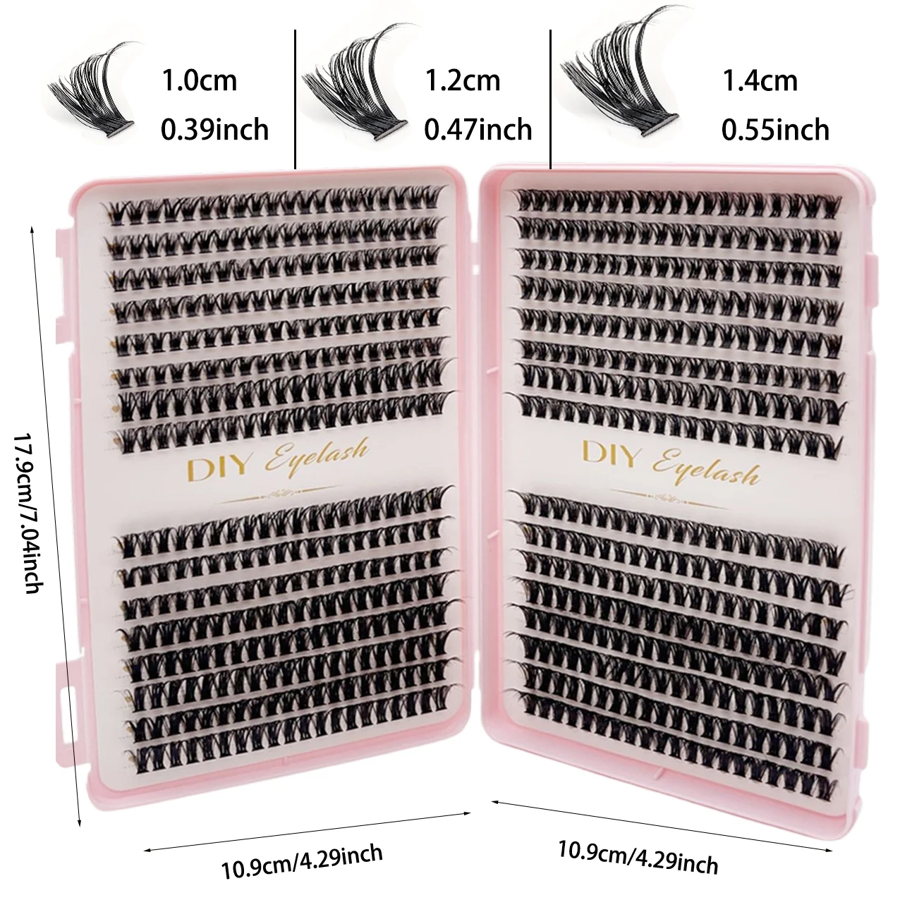 640 stks DIY Persoonlijke Wimp - Eyelash Extension Wispy Look recensie en prijs
