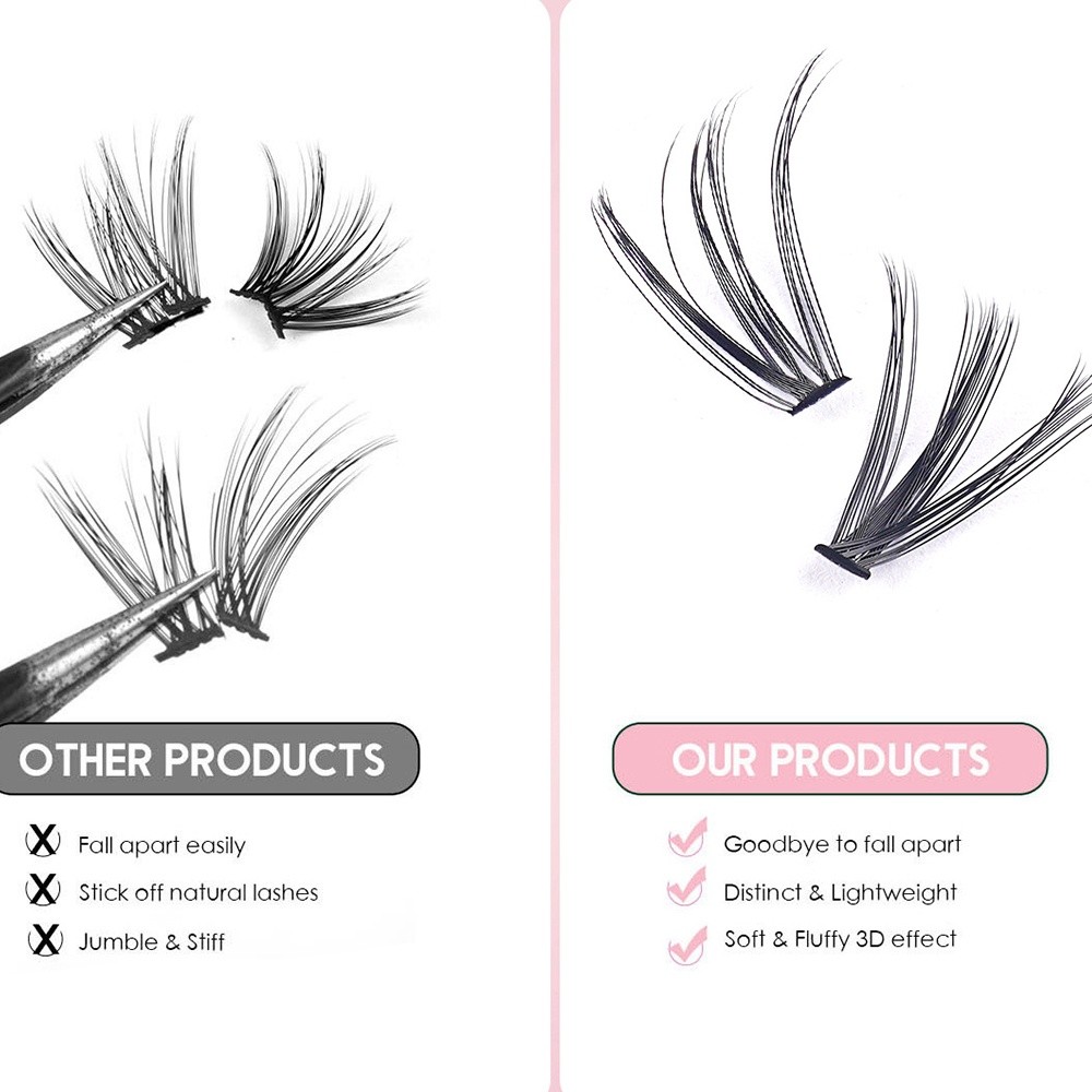8-16mm Lange Kunstwimpers Bond - Eyelash Extension Wispy Look recensie en prijs